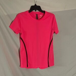 Neon pink athletic shirt